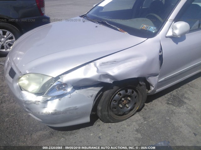 KMHJF35F2YU953195 - 2000 HYUNDAI ELANTRA GLS SILVER photo 6