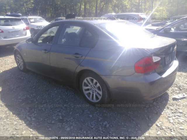 WBAVC73517KP33067 - 2007 BMW 328 XI SULEV SILVER photo 3