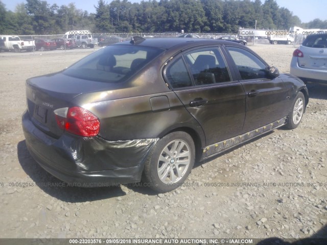 WBAVC73517KP33067 - 2007 BMW 328 XI SULEV SILVER photo 4