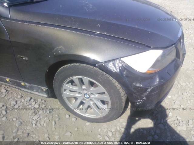 WBAVC73517KP33067 - 2007 BMW 328 XI SULEV SILVER photo 6