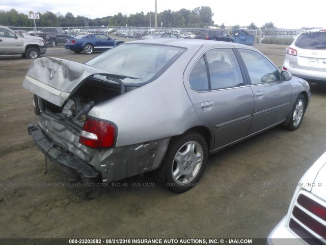 1N4DL01A11C197654 - 2001 NISSAN ALTIMA GXE/GLE/SE GRAY photo 4