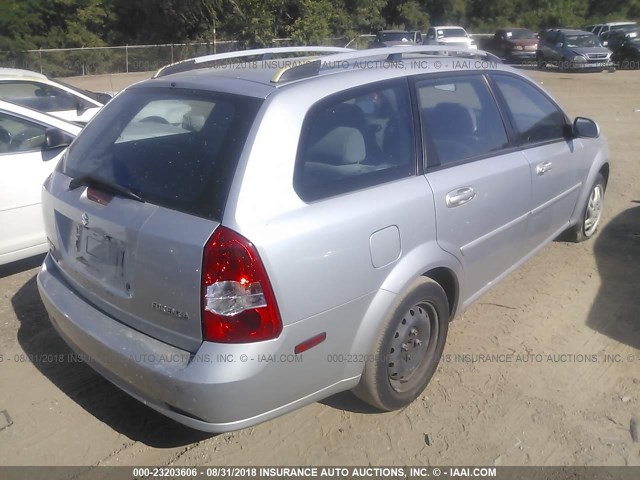 KL5JD86Z77K528569 - 2007 SUZUKI FORENZA CONVENIENCE/POPULAR SILVER photo 4