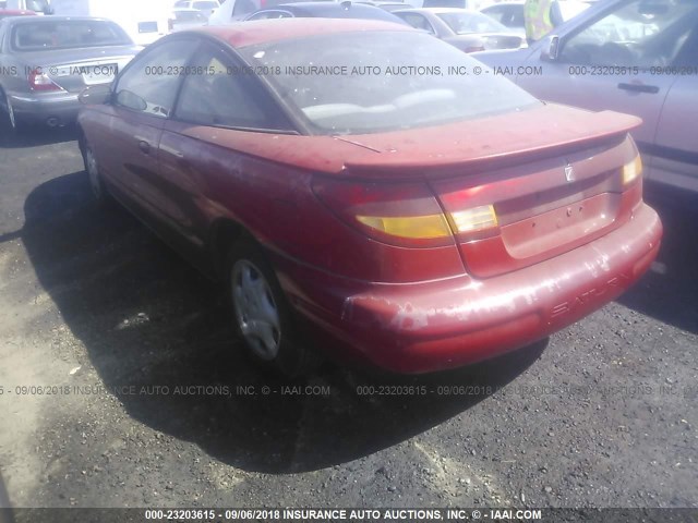 1G8ZH127XVZ230514 - 1997 SATURN SC2 RED photo 3