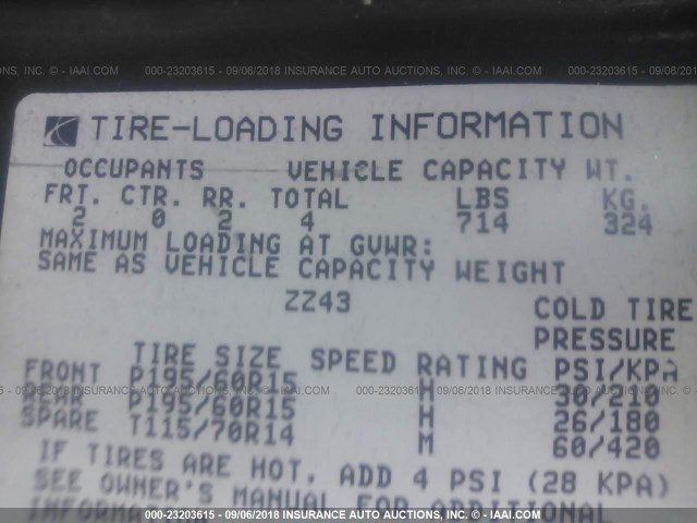 1G8ZH127XVZ230514 - 1997 SATURN SC2 RED photo 9