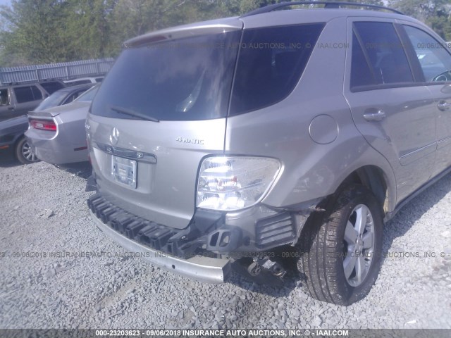 4JGBB75E36A065679 - 2006 MERCEDES-BENZ ML 500 GOLD photo 6