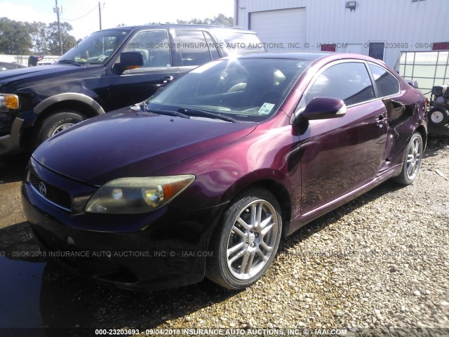 JTKDE177260116586 - 2006 TOYOTA SCION TC 紫色 照片 2