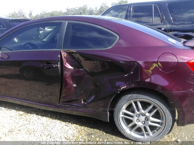 JTKDE177260116586 - 2006 TOYOTA SCION TC 紫色 照片 6