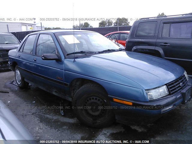 1G1LT54G3LY261212 - 1990 CHEVROLET CORSICA LT BLUE photo 1