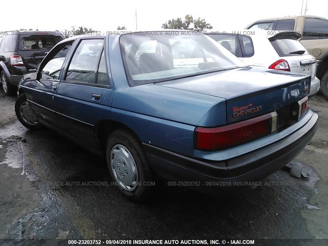 1G1LT54G3LY261212 - 1990 CHEVROLET CORSICA LT BLUE photo 3