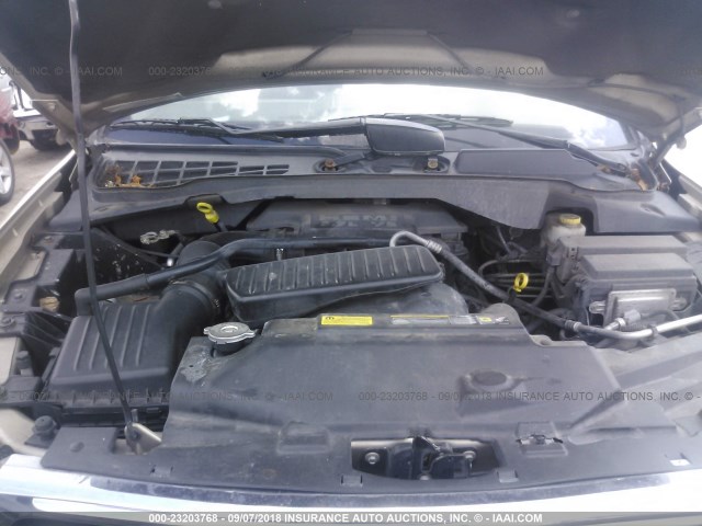 1A8HX58218F112678 - 2008 CHRYSLER ASPEN LIMITED TAN photo 10