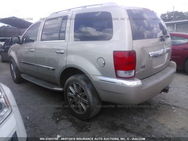 1A8HX58218F112678 - 2008 CHRYSLER ASPEN LIMITED TAN photo 3