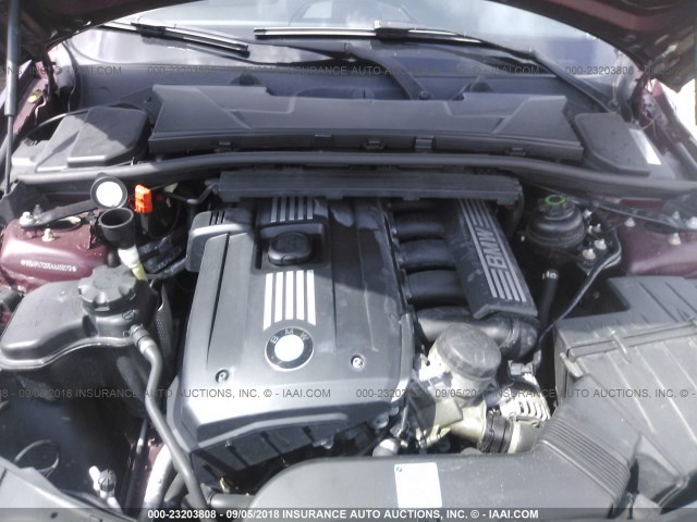 WBAPK7C55AA458019 - 2010 BMW 328 XI Շագանակագույն լուսանկար 10