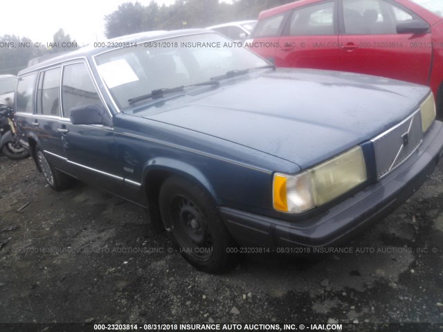 YV1FA8857L3311508 - 1990 VOLVO 740 GL BLUE photo 1