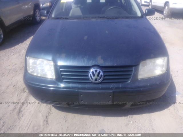 3VWSG29M11M047409 - 2001 VOLKSWAGEN JETTA GLS BLUE photo 6