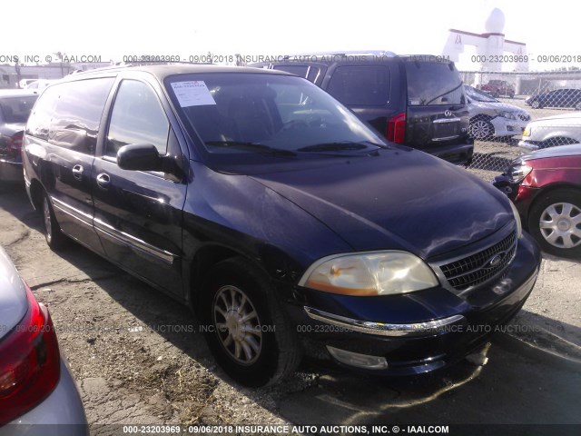 2FMZA5243YBB24366 - 2000 FORD WINDSTAR SE Dark Blue photo 1