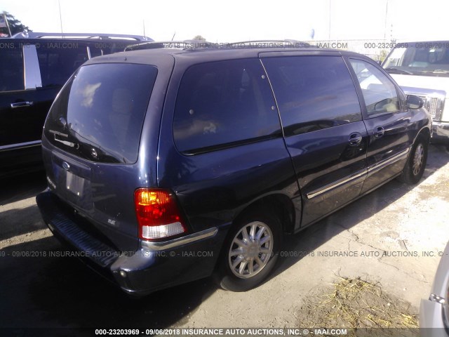 2FMZA5243YBB24366 - 2000 FORD WINDSTAR SE Dark Blue photo 4