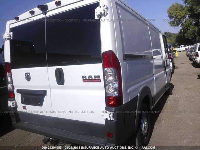 3C6TRVAGXGE105603 - 2016 RAM PROMASTER 1500 1500 STANDARD WHITE photo 4