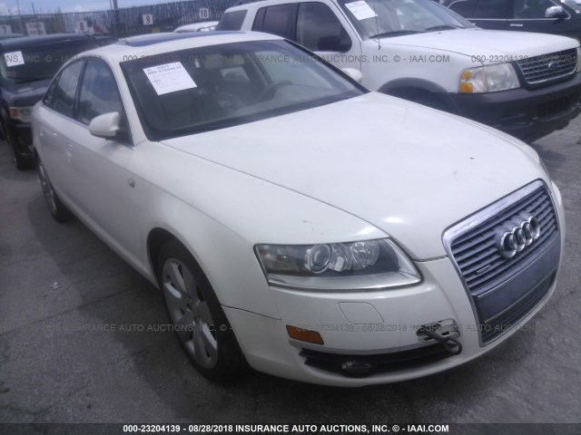 WAUDG74F75N101676 - 2005 AUDI A6 3.2 QUATTRO WHITE photo 1