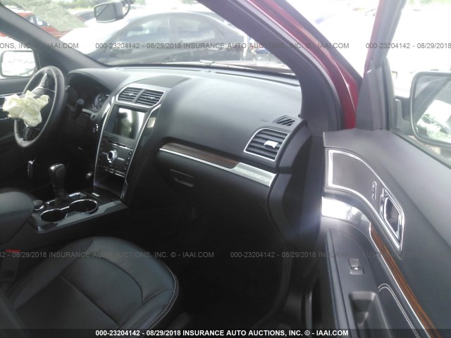 1FM5K8F89JGA20022 - 2018 FORD EXPLORER LIMITED 红色 照片 5