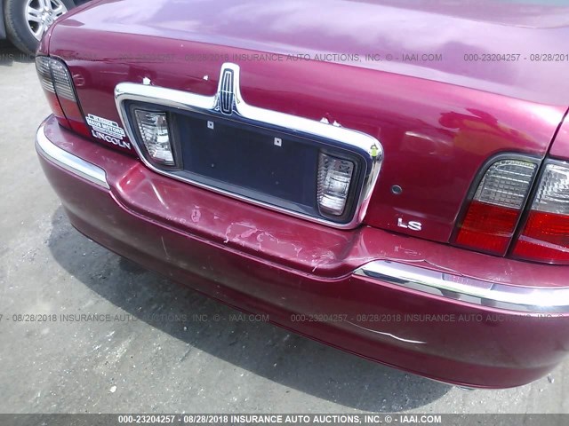 1LNHM86S74Y603271 - 2004 LINCOLN LS Qırmızı foto 6