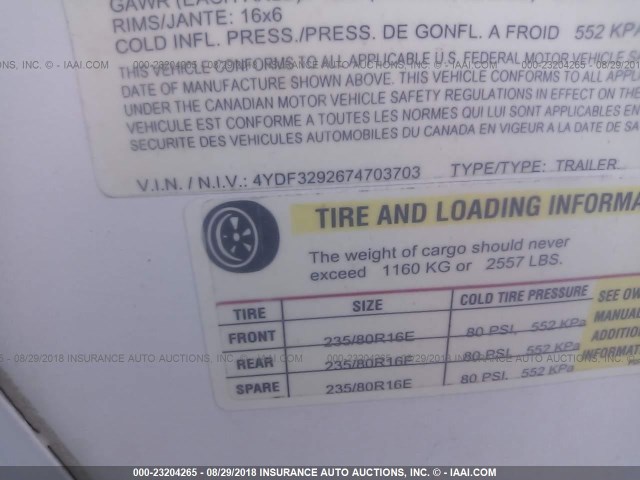 4YDF3292674703703 - 2007 KEYSTONE MONTANA Unknown photo 9