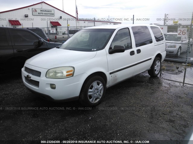 1GBDV13187D185225 - 2007 CHEVROLET UPLANDER INCOMPLETE 白色 照片 2