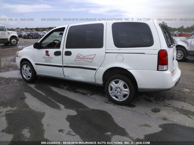 1GBDV13L06D246731 - 2006 CHEVROLET UPLANDER INCOMPLETE 白色 照片 3