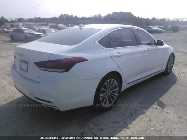 KMHGN4JE8GU107779 - 2016 HYUNDAI GENESIS 3.8L WHITE photo 4