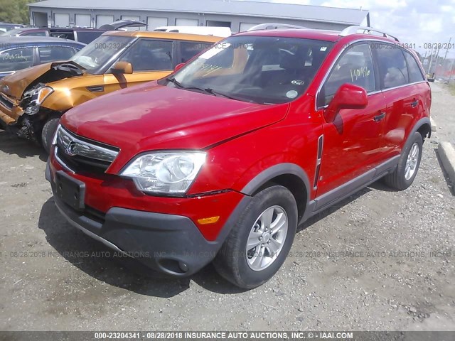 3GSCL33P79S554807 - 2009 SATURN VUE XE RED photo 2