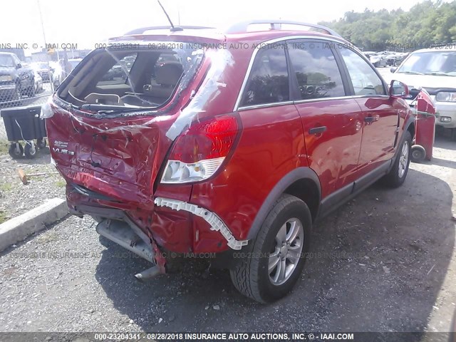 3GSCL33P79S554807 - 2009 SATURN VUE XE RED photo 4