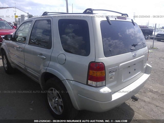 1FMCU94194KA41094 - 2004 FORD ESCAPE LIMITED Pewter photo 3