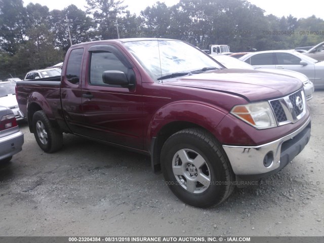 1N6AD06W07C458549 - 2007 NISSAN FRONTIER KING CAB LE/SE/OFF ROAD RED photo 1