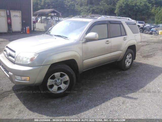 JTEBU17R130001679 - 2003 TOYOTA 4RUNNER LIMITED TAN photo 2