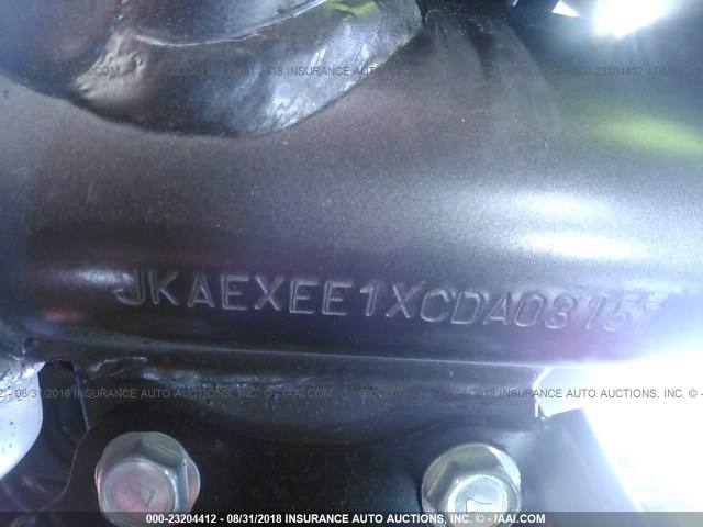 JKAEXEE1XCDA03157 - 2012 KAWASAKI EX650 EC RED photo 10