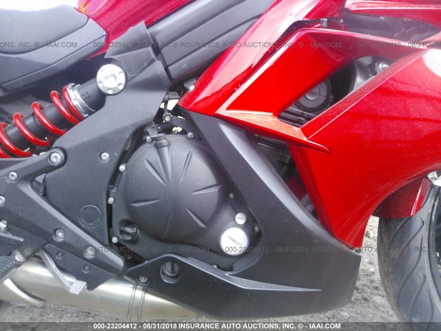 JKAEXEE1XCDA03157 - 2012 KAWASAKI EX650 EC RED photo 8