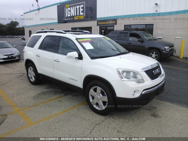 1GKEV23718J263071 - 2008 GMC ACADIA SLT-1 WHITE photo 1