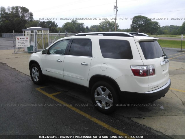 1GKEV23718J263071 - 2008 GMC ACADIA SLT-1 Biały zdjęcie 3