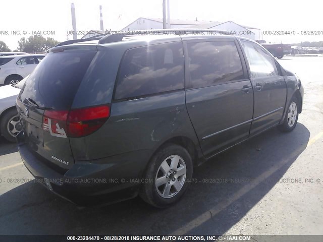 5TDZA22C14S104815 - 2004 TOYOTA SIENNA XLE/XLE LIMITED GRAY photo 4