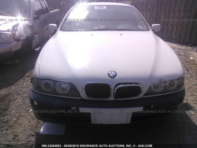 WBADS43452GD86345 - 2002 BMW 525 IT AUTOMATIC WHITE photo 6