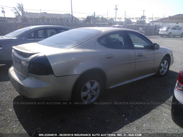 2G2WP522951188597 - 2005 PONTIAC GRAND PRIX თაფლისფერი ფოტო 4