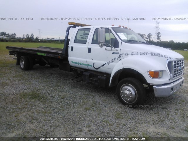 3FDNW65Y13MB05939 - 2003 FORD F650 SUPER DUTY WHITE photo 1