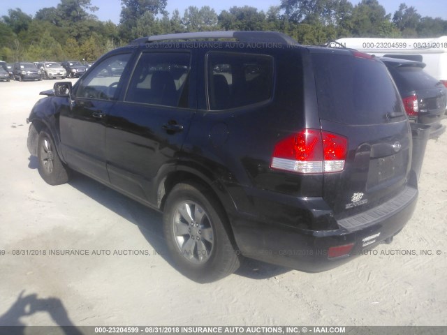 KNDJJ741095022125 - 2009 KIA BORREGO LX/EX BLACK photo 3