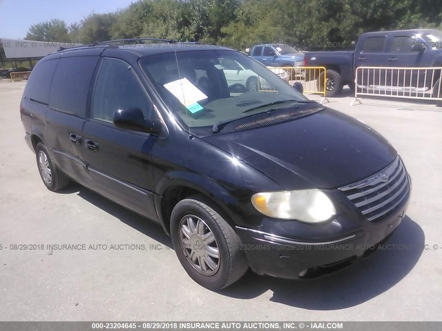 2C8GP64L05R162062 - 2005 CHRYSLER TOWN & COUNTRY LIMITED BLACK photo 1