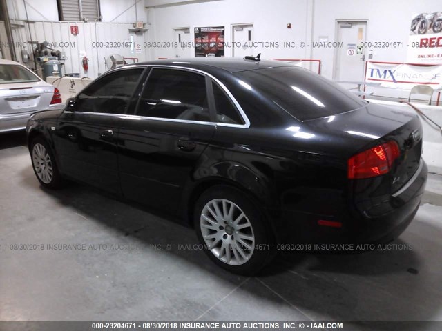 WAUDF78E26A136235 - 2006 AUDI A4 2.0T QUATTRO BLACK photo 3