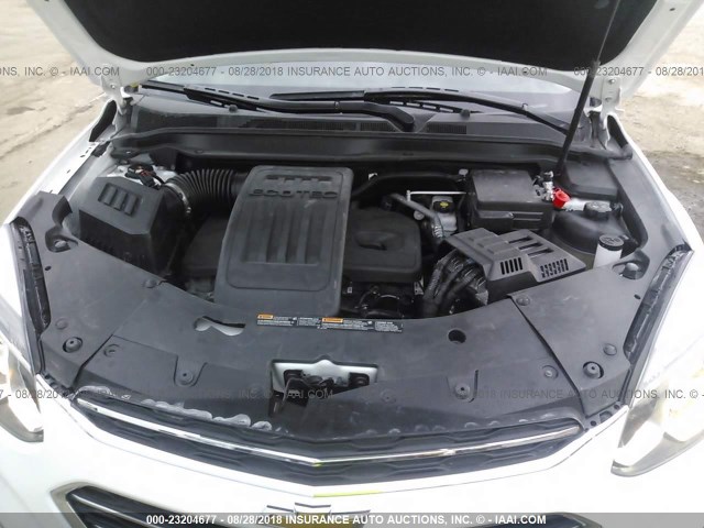 2GNFLEEK5H6277620 - 2017 CHEVROLET EQUINOX LS WHITE photo 10