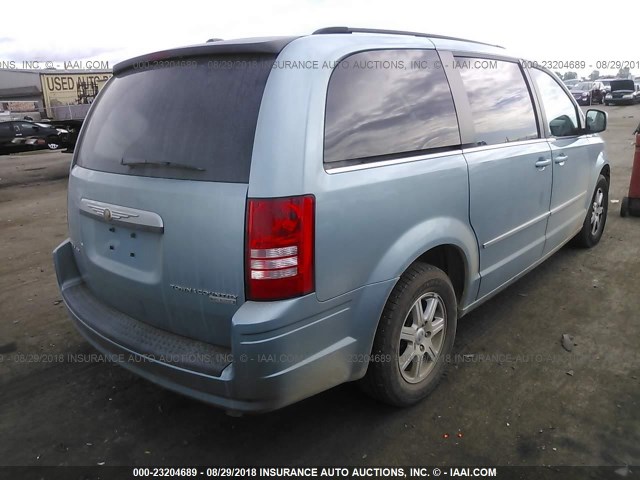 2A4RR5D10AR278251 - 2010 CHRYSLER TOWN & COUNTRY TOURING BLUE photo 4