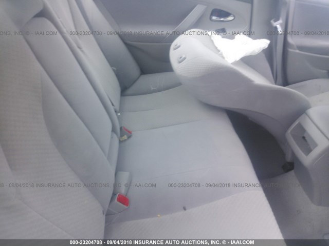 4T1BE46K38U746064 - 2008 TOYOTA CAMRY CE/LE/XLE/SE SILVER photo 8