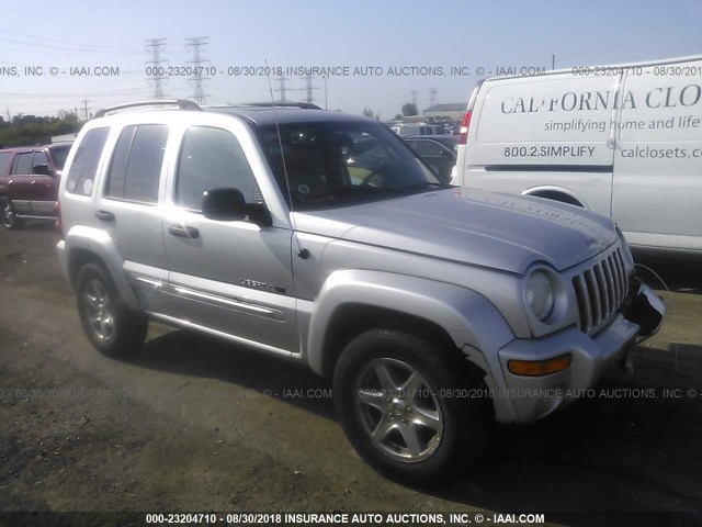 1J4GK58K73W539450 - 2003 JEEP LIBERTY LIMITED SILVER photo 1