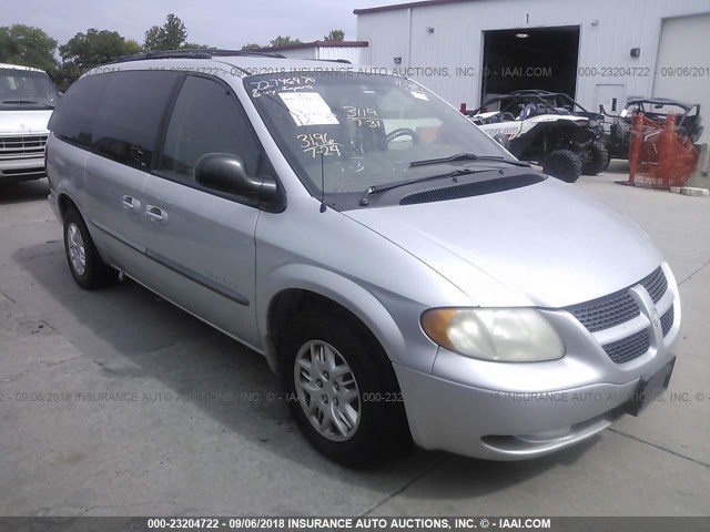 2B4GP44G91R131926 - 2001 DODGE GRAND CARAVAN SPORT GRAY photo 1