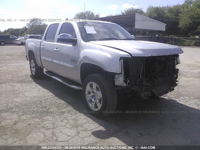 3GTP2VE38BG154771 - 2011 GMC SIERRA K1500 SLE SILVER photo 1